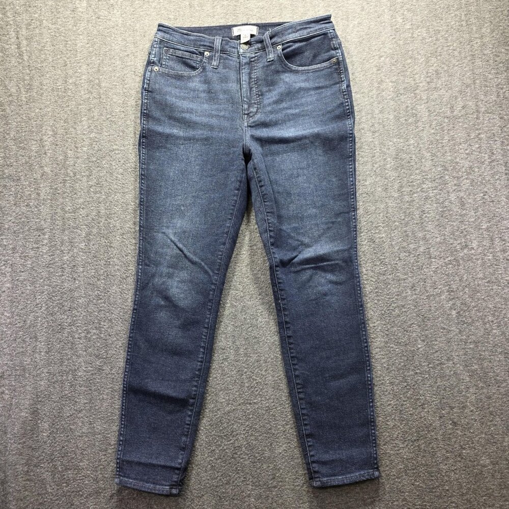 Madewell Jeans Womens 29 Blue 10 Inch High Rise Skinny Stretch Denim Pants